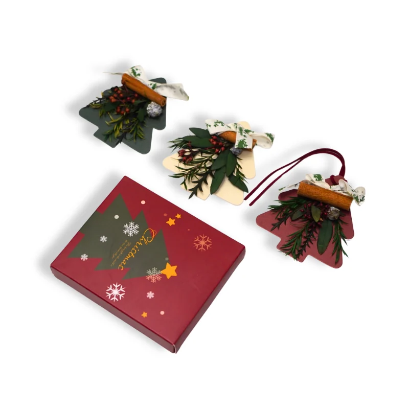 Christmas tree air freshener gift box set