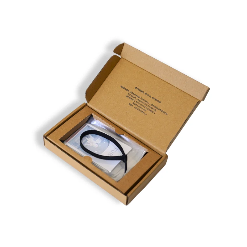 Kraft gift box packaging for illustration-style car air fresheners with fruity and citrus fragrances