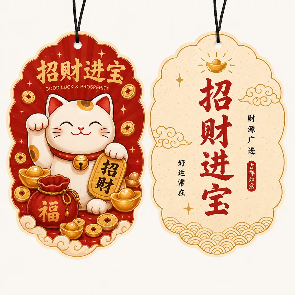 フォーチュンキャットのハンギングエアフレッシュナー