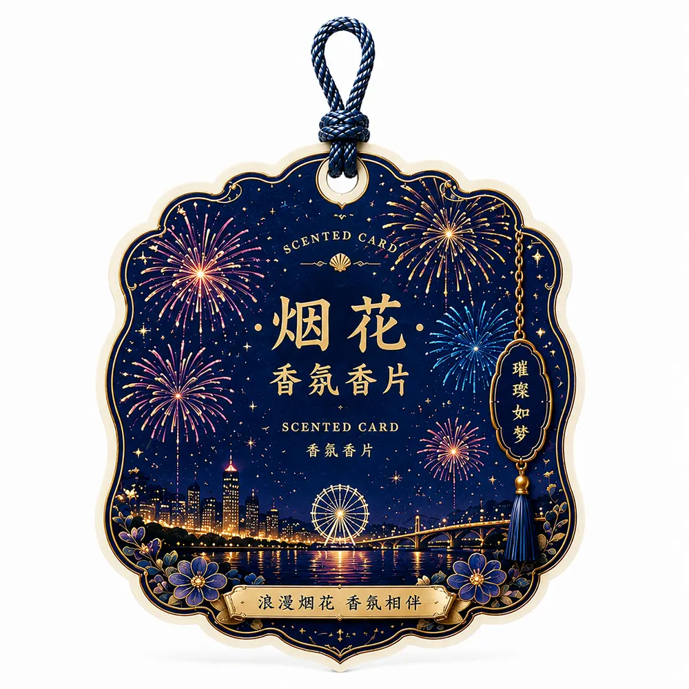花火ナイトの吊り下げ式芳香剤