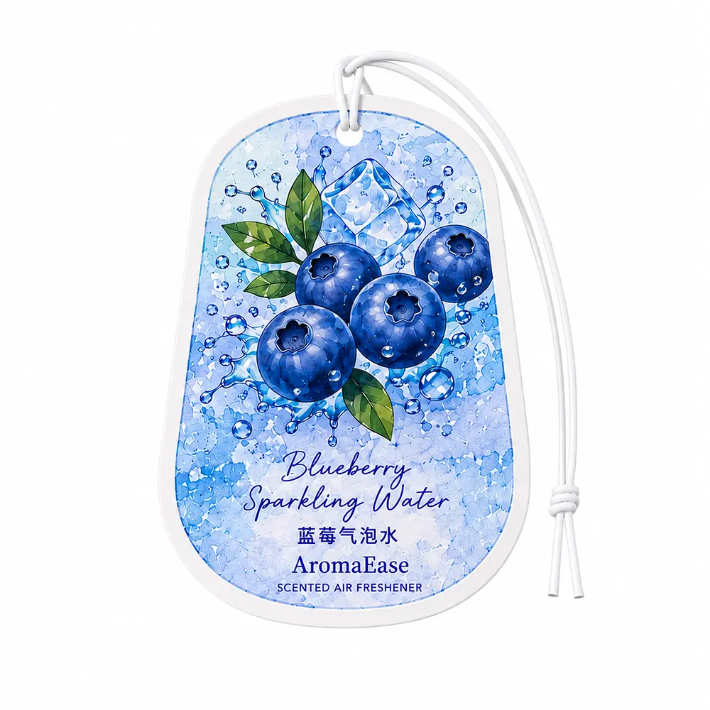ブルーベリー炭酸水吊りングエアフレッシュナー