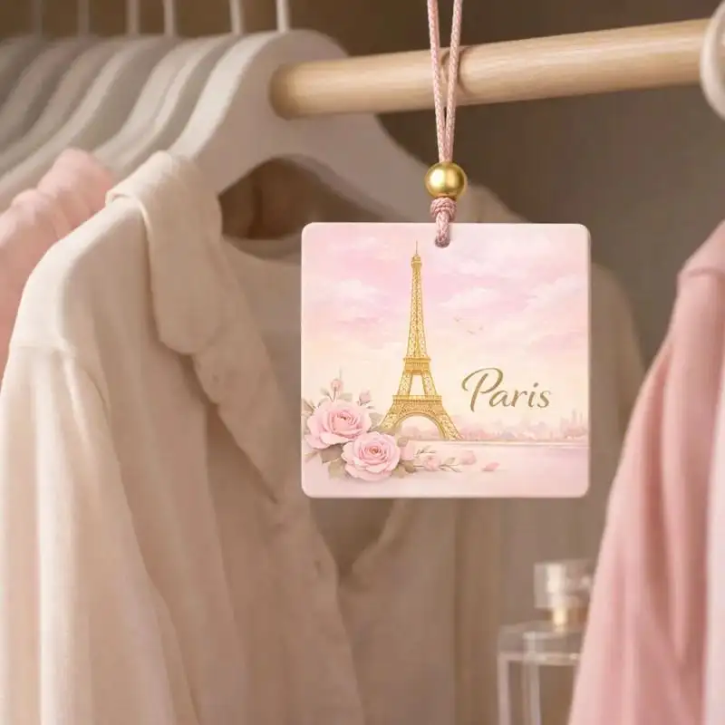 アパレルフレグランスのハングタグ