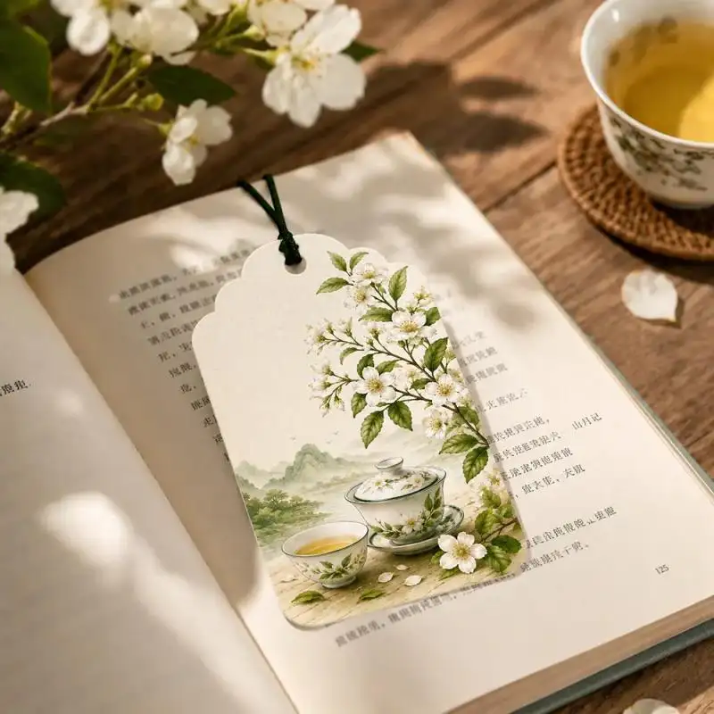 贈り物用の紅茶の香り付きカード